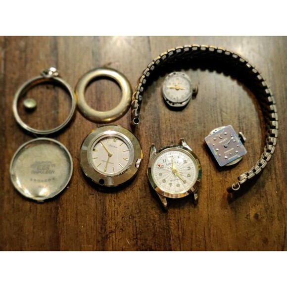 Elgin Napoleon Watch For Parts Gruen Lantex Vantage Parts